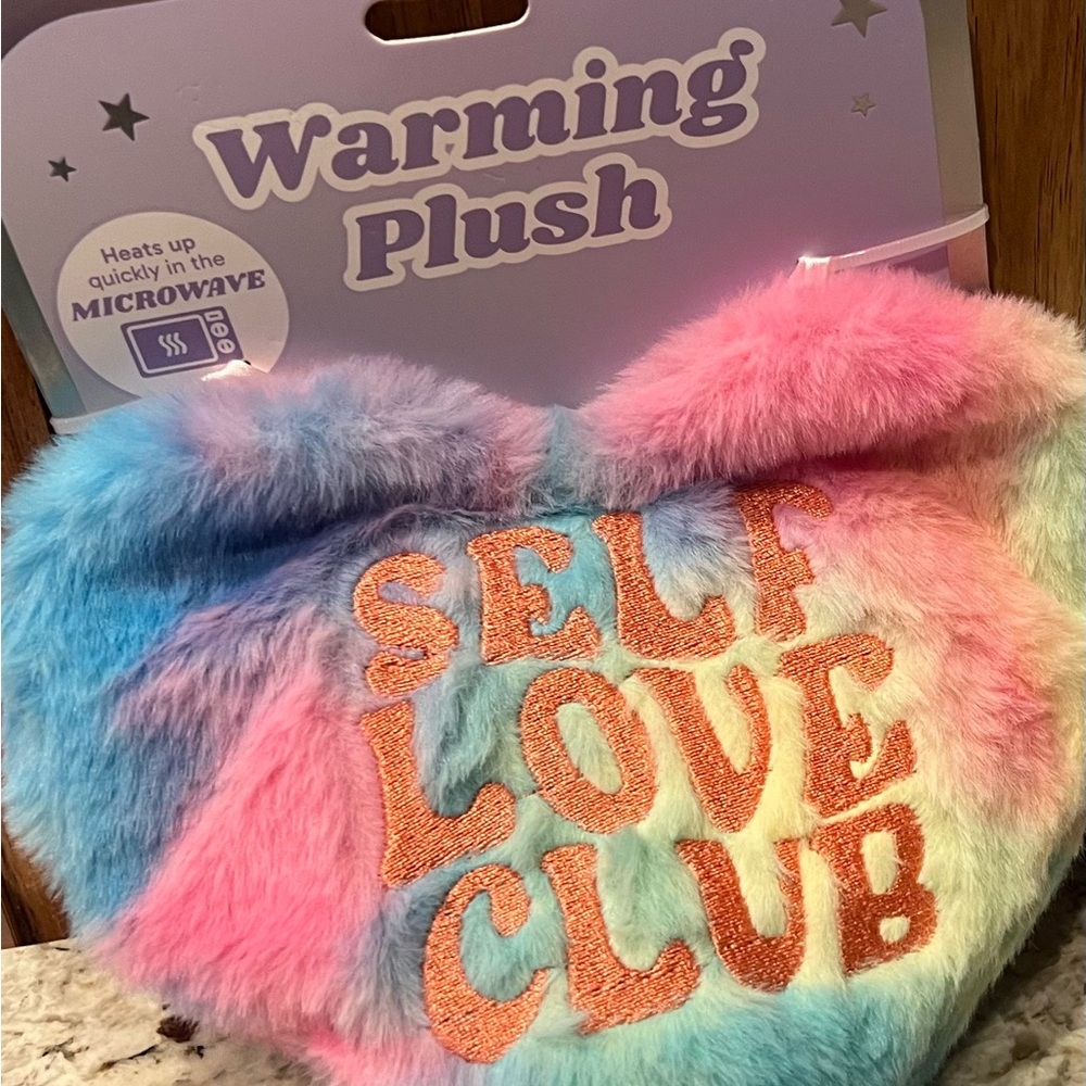 Vivitar Microwaveable Reusable Plush Heart Heat Pad Multicolor Pain Relief